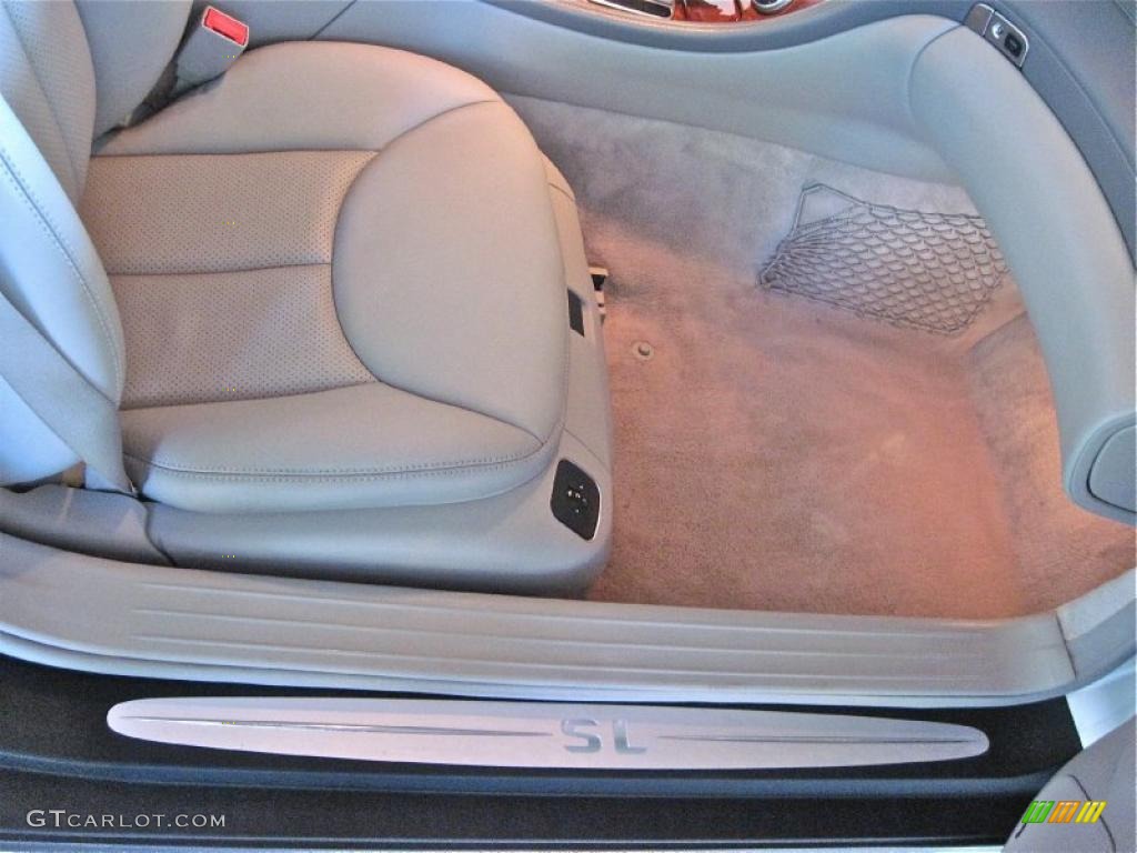 Ash Interior 2004 Mercedes-Benz SL 500 Roadster Photo #38679850