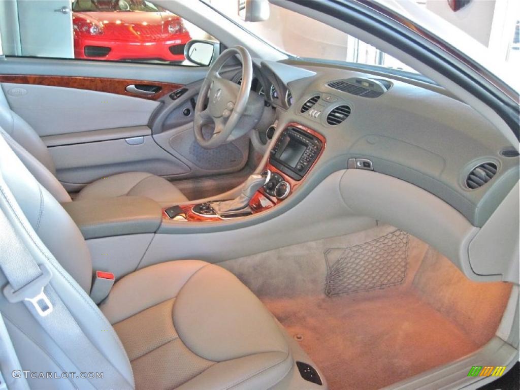 Ash Interior 2004 Mercedes-Benz SL 500 Roadster Photo #38679986