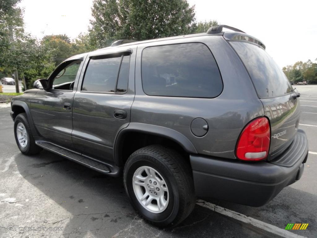 2003 Durango SXT 4x4 - Graphite Metallic / Dark Slate Gray photo #4