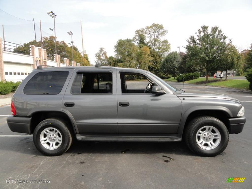 2003 Durango SXT 4x4 - Graphite Metallic / Dark Slate Gray photo #7