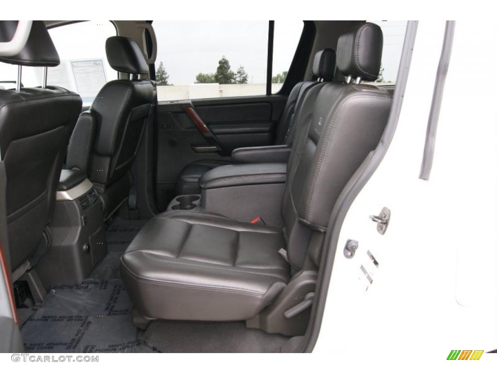 Graphite Black Interior 2007 Infiniti QX 56 4WD Photo #38681038