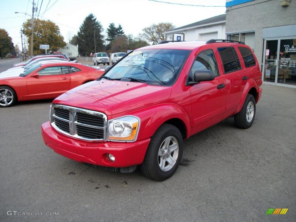 Flame Red Dodge Durango