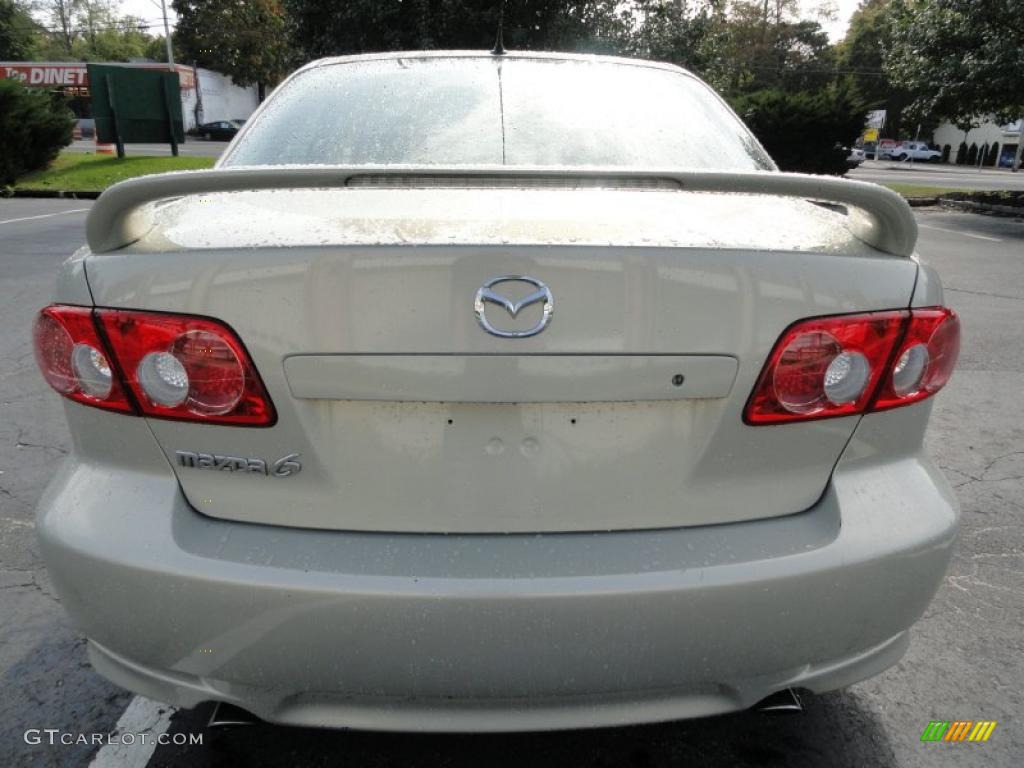 2004 MAZDA6 s Sedan - Pebble Ash Metallic / Black photo #5