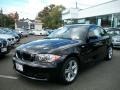 2009 Jet Black BMW 1 Series 128i Coupe  photo #1