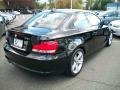 2009 Jet Black BMW 1 Series 128i Coupe  photo #5