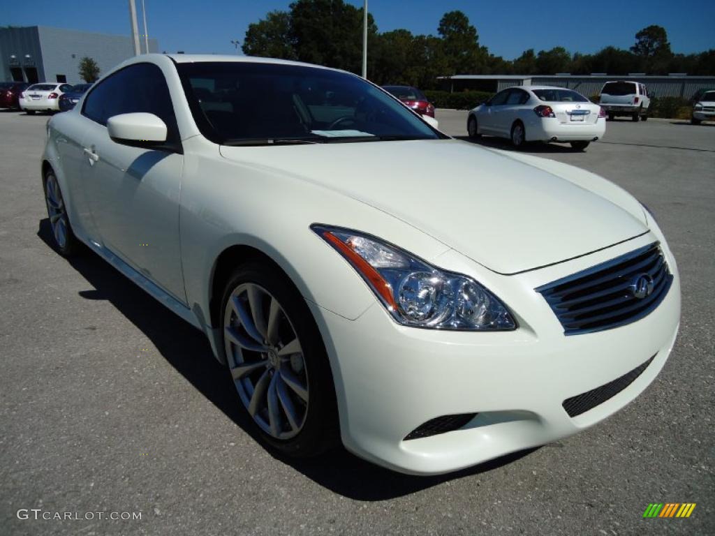 Ivory Pearl White 2008 Infiniti G 37 S Sport Coupe Exterior Photo #38683582