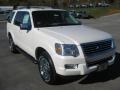 White Platinum Tri-Coat 2010 Ford Explorer Limited 4x4 Exterior