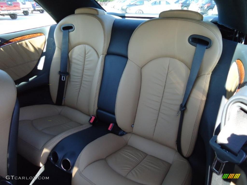 Cappuccino/Black Interior 2008 Mercedes-Benz CLK 350 Cabriolet Photo #38684038