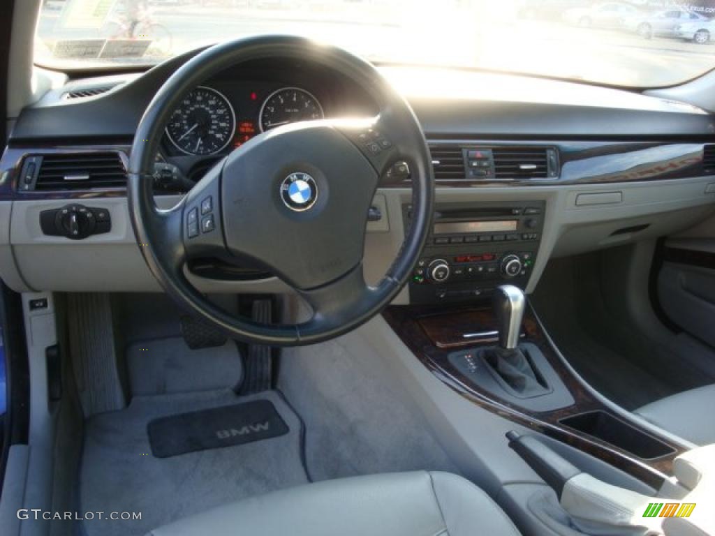 2007 3 Series 328xi Sedan - Montego Blue Metallic / Grey photo #10