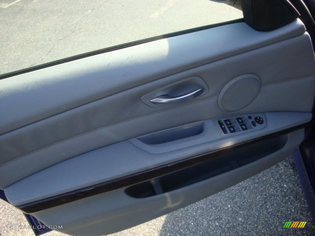 2007 3 Series 328xi Sedan - Montego Blue Metallic / Grey photo #11