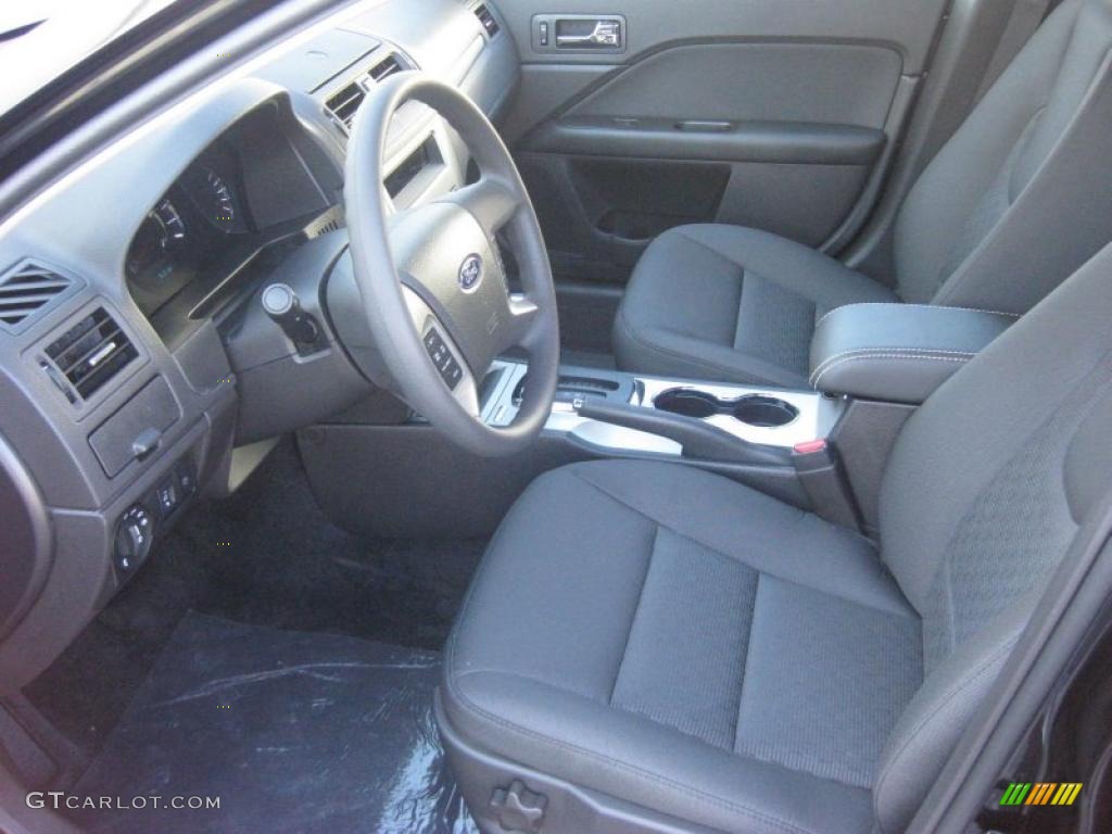 Charcoal Black Interior 2011 Ford Fusion SE Photo #38684302