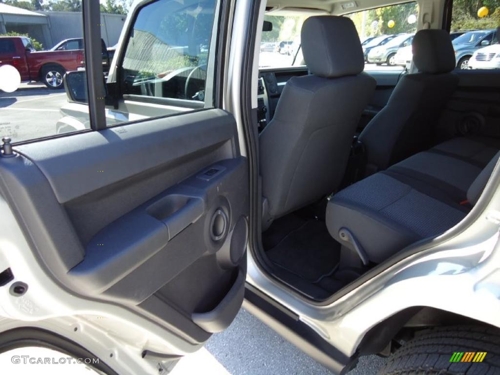 Dark Slate Gray Interior 2008 Jeep Commander Sport Photo #38684474