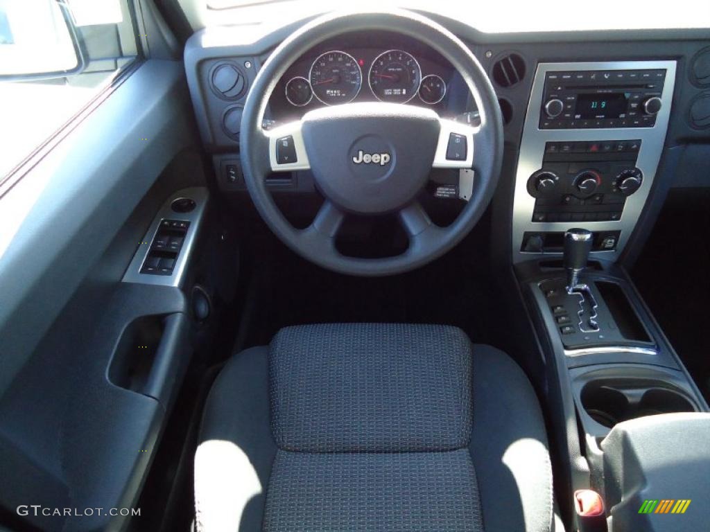 2008 Jeep Commander Sport Dark Slate Gray Dashboard Photo #38684498