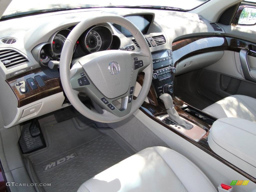 Parchment Interior 2010 Acura MDX Technology Photo #38685726