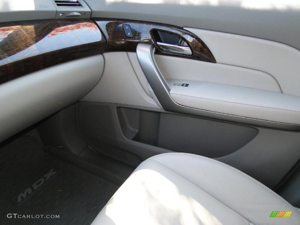2010 Acura MDX Technology Parchment Door Panel Photo #38685778