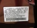 R529PV: Dark Cherry Pearl 2010 Acura MDX Technology Color Code