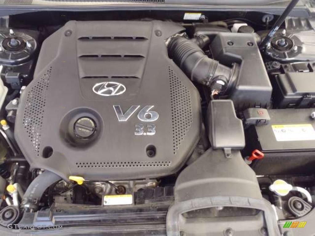 2009 Hyundai Sonata GLS V6 3.3 Liter DOHC 24 Valve VVT V6 Engine Photo #38686926
