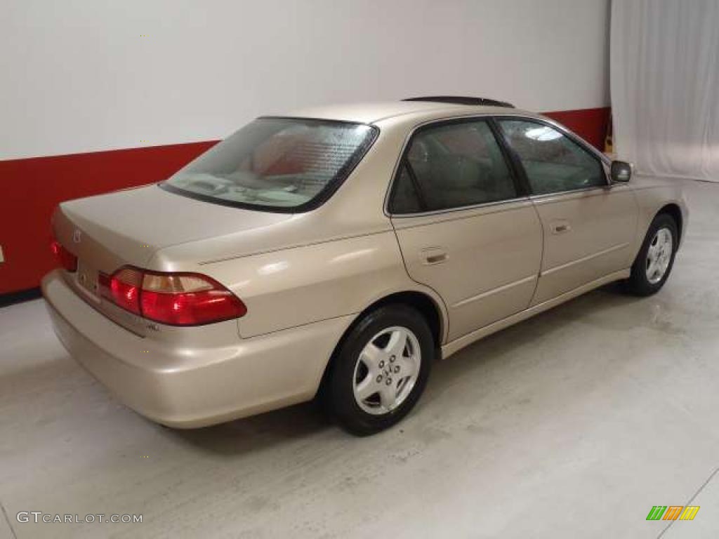 2000 Accord EX V6 Sedan - Naples Gold Metallic / Ivory photo #4