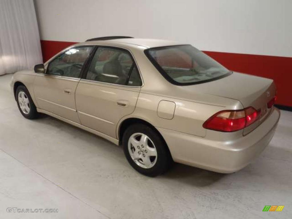 2000 Accord EX V6 Sedan - Naples Gold Metallic / Ivory photo #6
