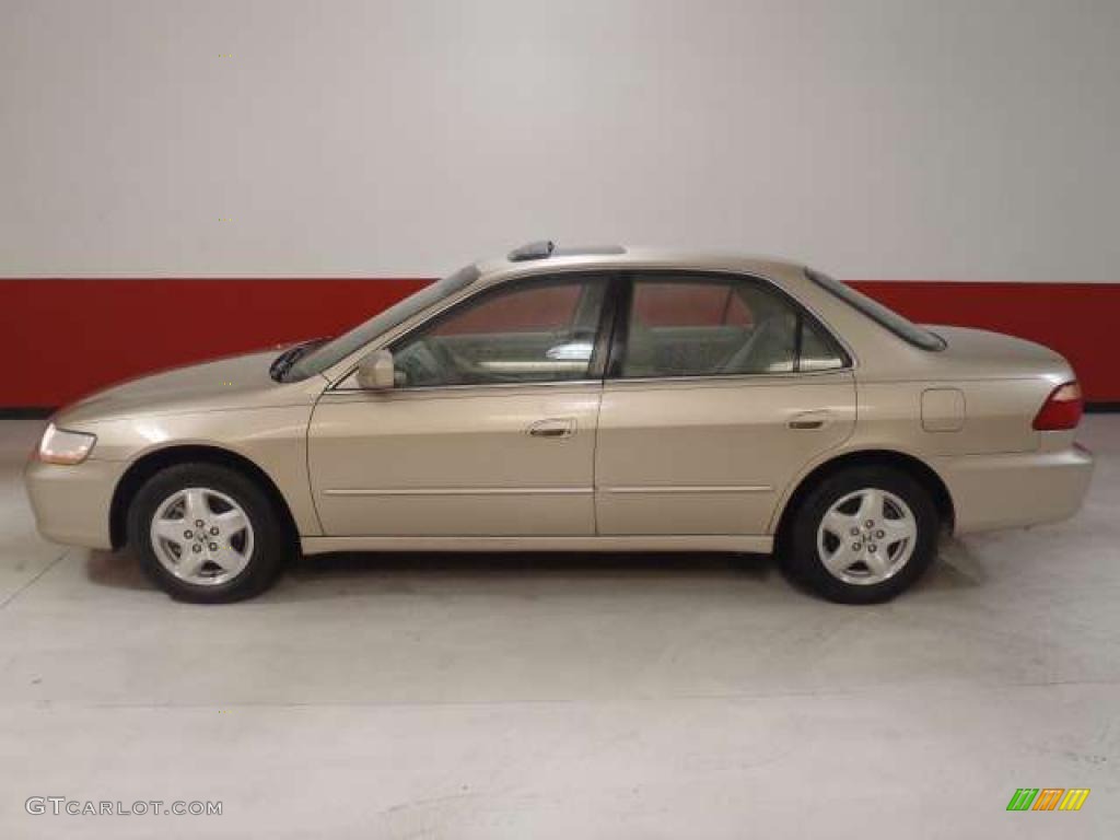 2000 Accord EX V6 Sedan - Naples Gold Metallic / Ivory photo #7