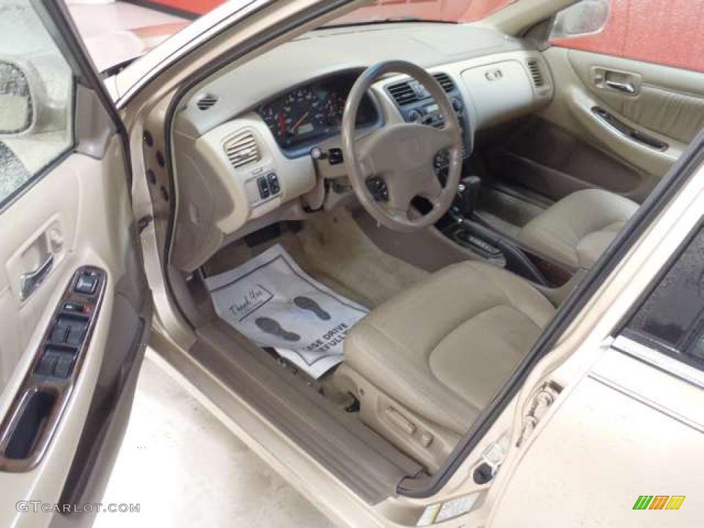 2000 Accord EX V6 Sedan - Naples Gold Metallic / Ivory photo #13