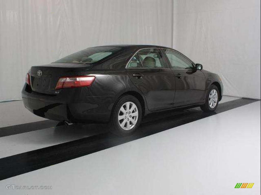 2007 Camry XLE - Black / Bisque photo #1