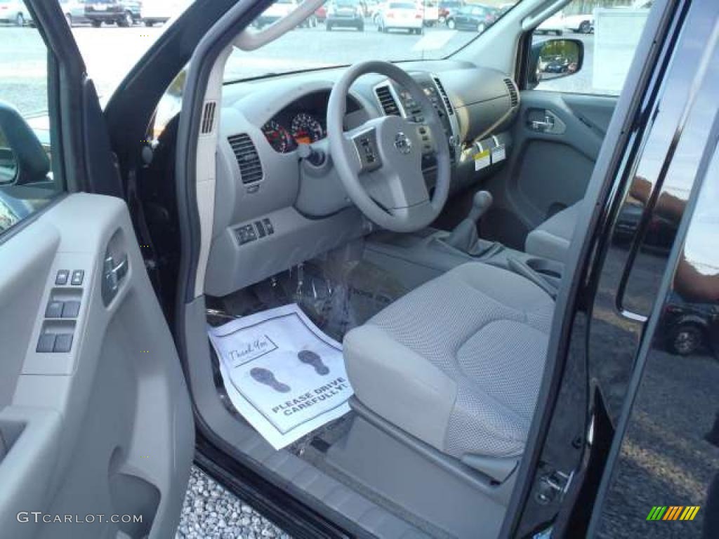 Steel Interior 2011 Nissan Frontier SV Crew Cab Photo #38690982