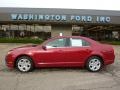 2010 Sangria Red Metallic Ford Fusion SE V6  photo #1