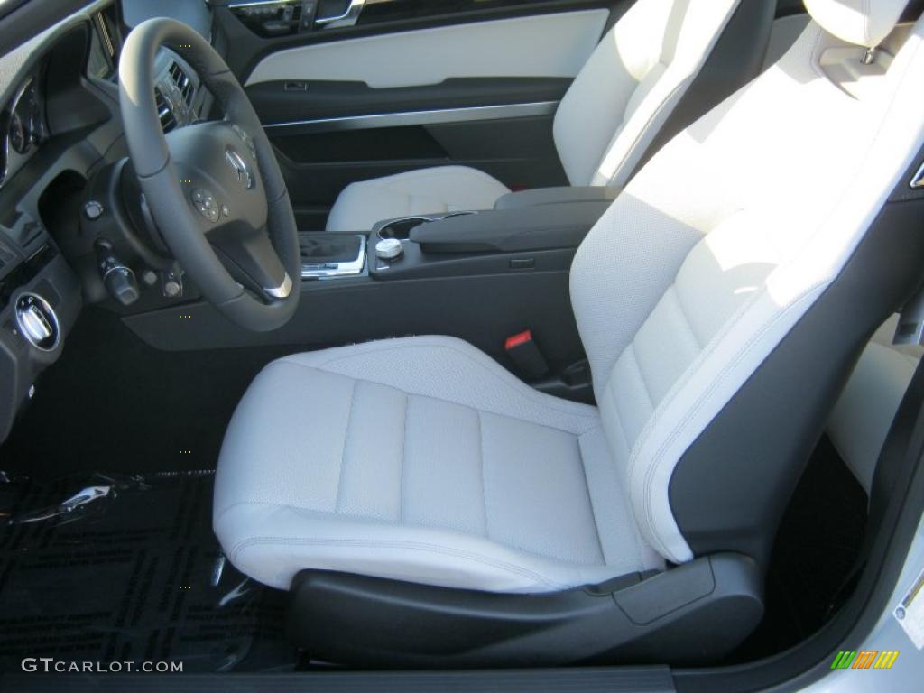 Ash/Black Interior 2011 Mercedes-Benz E 350 Coupe Photo #38692222