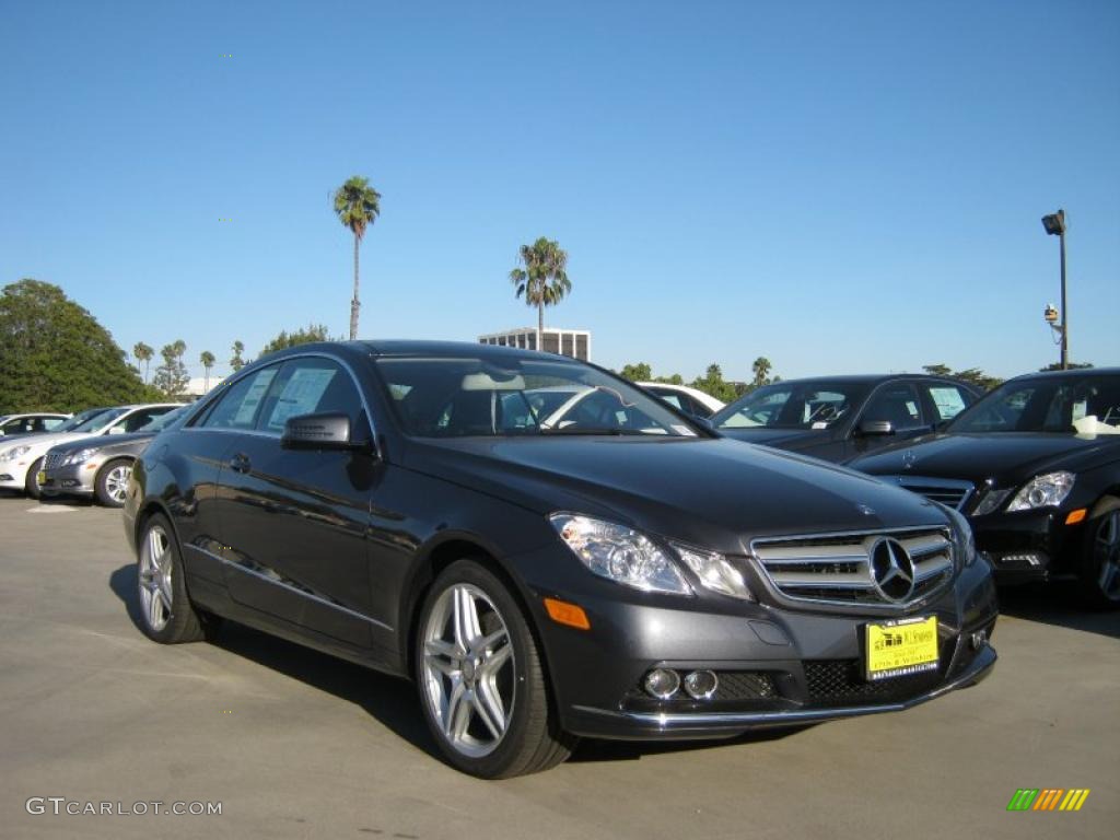 Steel Grey Metallic 2011 Mercedes-Benz E 350 Coupe Exterior Photo #38692269