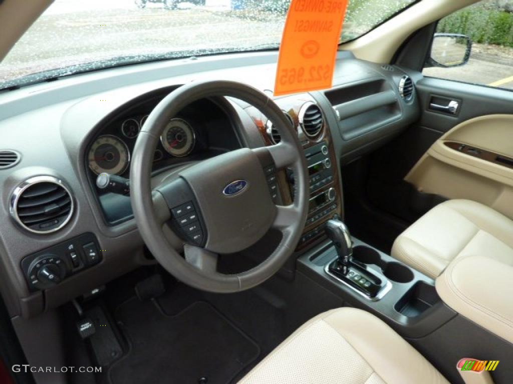 Camel Interior 2008 Ford Taurus X Eddie Bauer AWD Photo #38692738