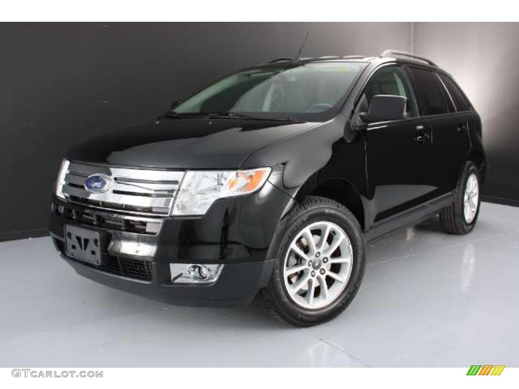 Black 2007 Ford Edge SEL AWD Exterior Photo #38693930