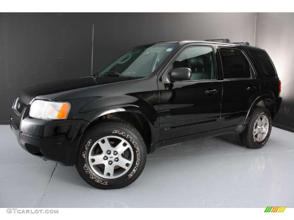 Black 2004 Ford Escape Limited 4WD Exterior Photo #38694136