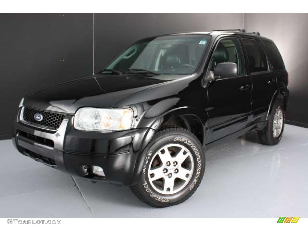 Black 2004 Ford Escape Limited 4WD Exterior Photo #38694402