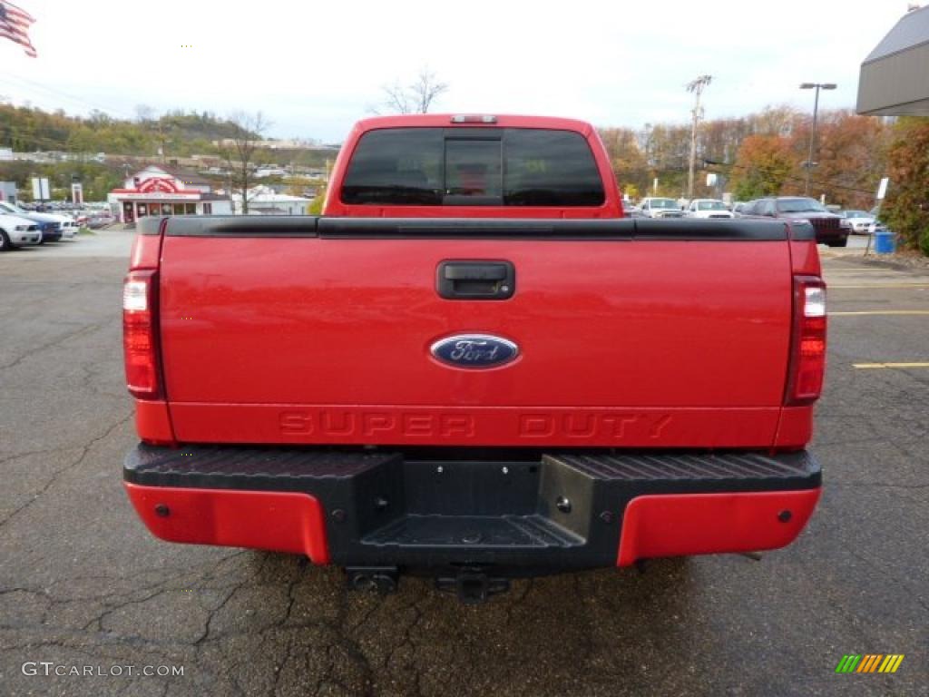 2008 Bright Red Ford F350 Super Duty XLT Crew Cab 4x4 38690208 Photo