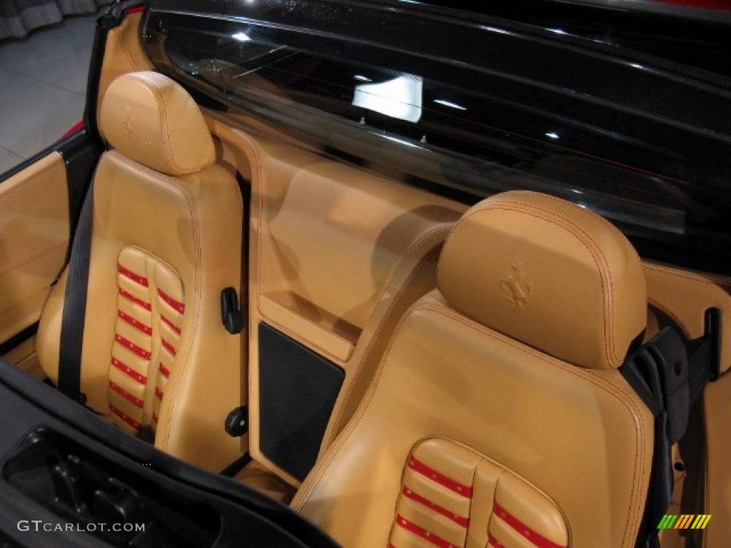 Tan Interior 2005 Ferrari 575 Superamerica Roadster F1 Photo #38695990