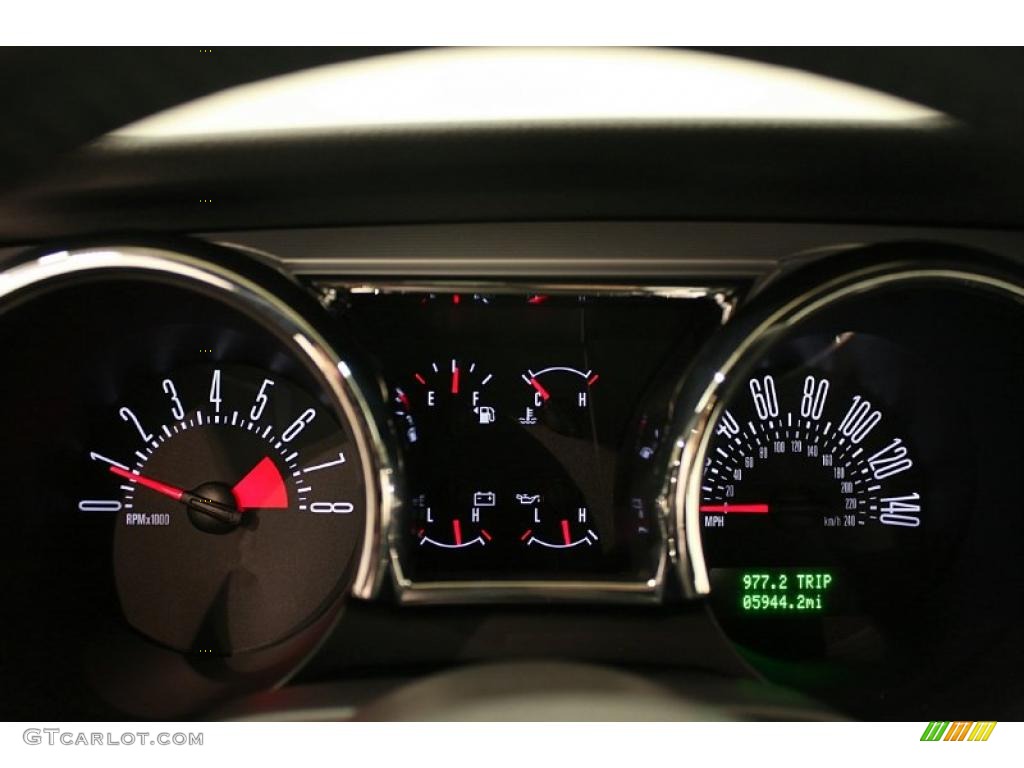 2006 Ford Mustang GT Premium Coupe Gauges Photo #38696346