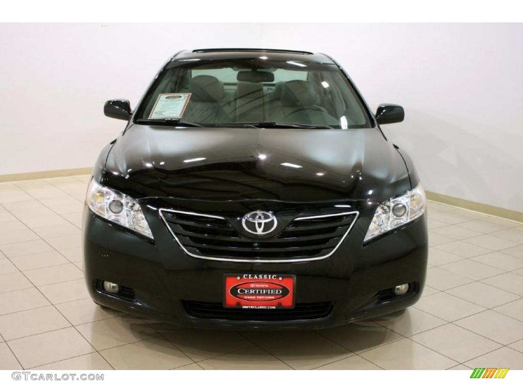 2008 Camry XLE V6 - Black / Ash photo #2