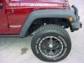 2008 Red Rock Crystal Pearl Jeep Wrangler Unlimited Rubicon 4x4  photo #3