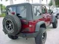 2008 Red Rock Crystal Pearl Jeep Wrangler Unlimited Rubicon 4x4  photo #6