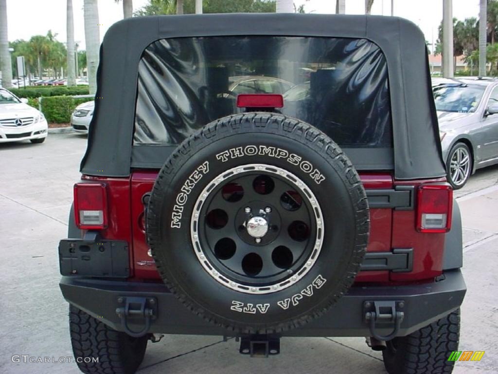 2008 Jeep Wrangler Unlimited Rubicon 4x4 Custom Wheels Photo #38697863