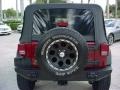 2008 Red Rock Crystal Pearl Jeep Wrangler Unlimited Rubicon 4x4  photo #7