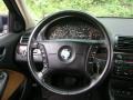2003 BMW 3 Series Natural Brown Interior Steering Wheel Photo