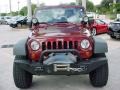 2008 Red Rock Crystal Pearl Jeep Wrangler Unlimited Rubicon 4x4  photo #15
