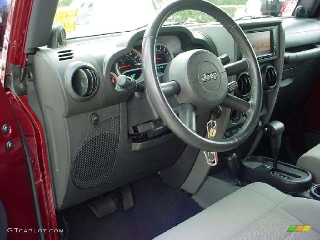 Dark Slate Gray/Med Slate Gray Interior 2008 Jeep Wrangler Unlimited Rubicon 4x4 Photo #38698027
