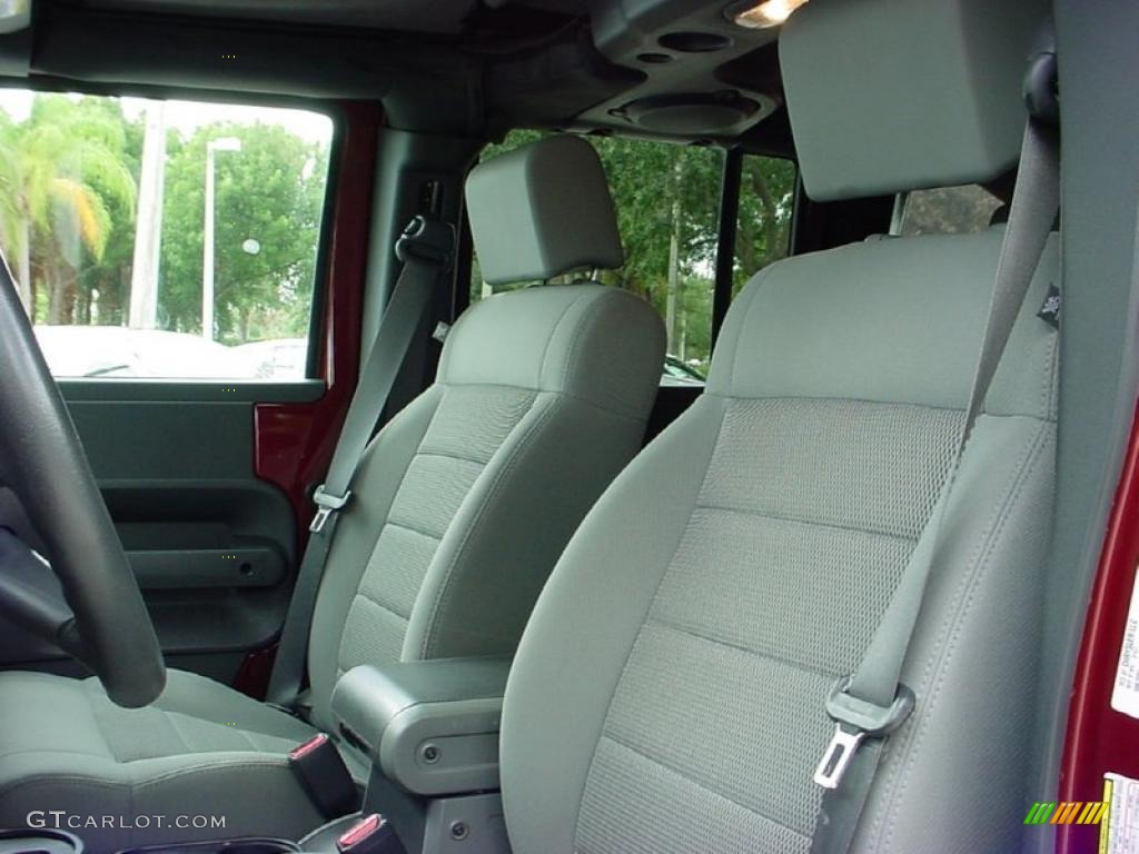 Dark Slate Gray/Med Slate Gray Interior 2008 Jeep Wrangler Unlimited Rubicon 4x4 Photo #38698063