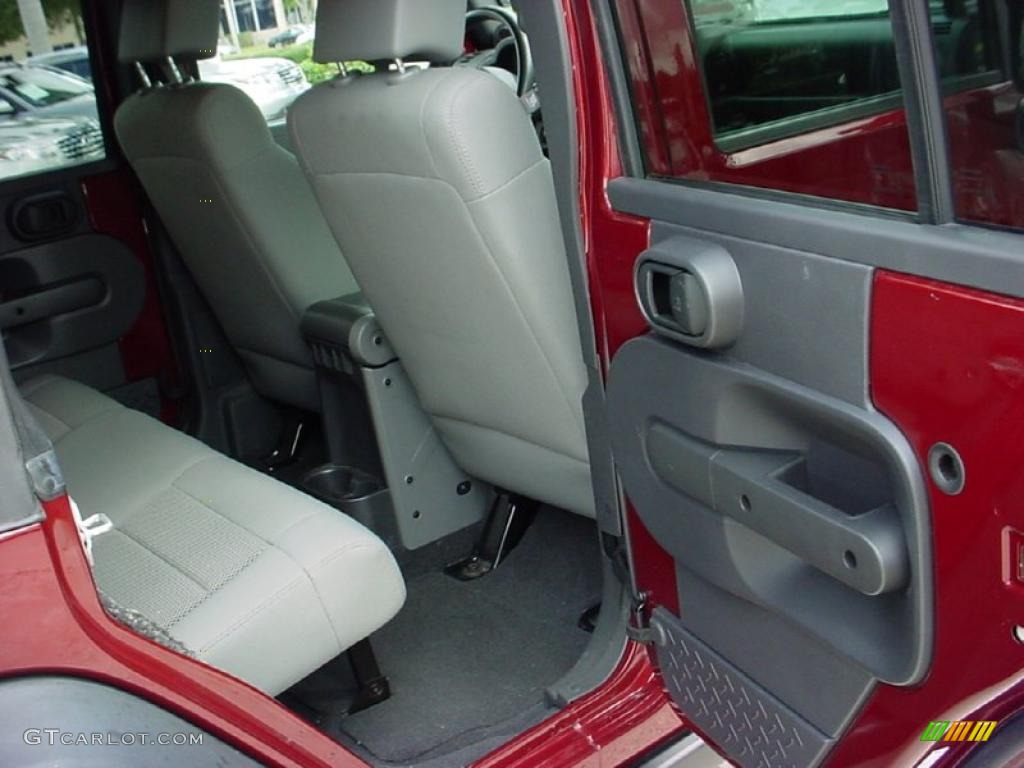Dark Slate Gray/Med Slate Gray Interior 2008 Jeep Wrangler Unlimited Rubicon 4x4 Photo #38698127