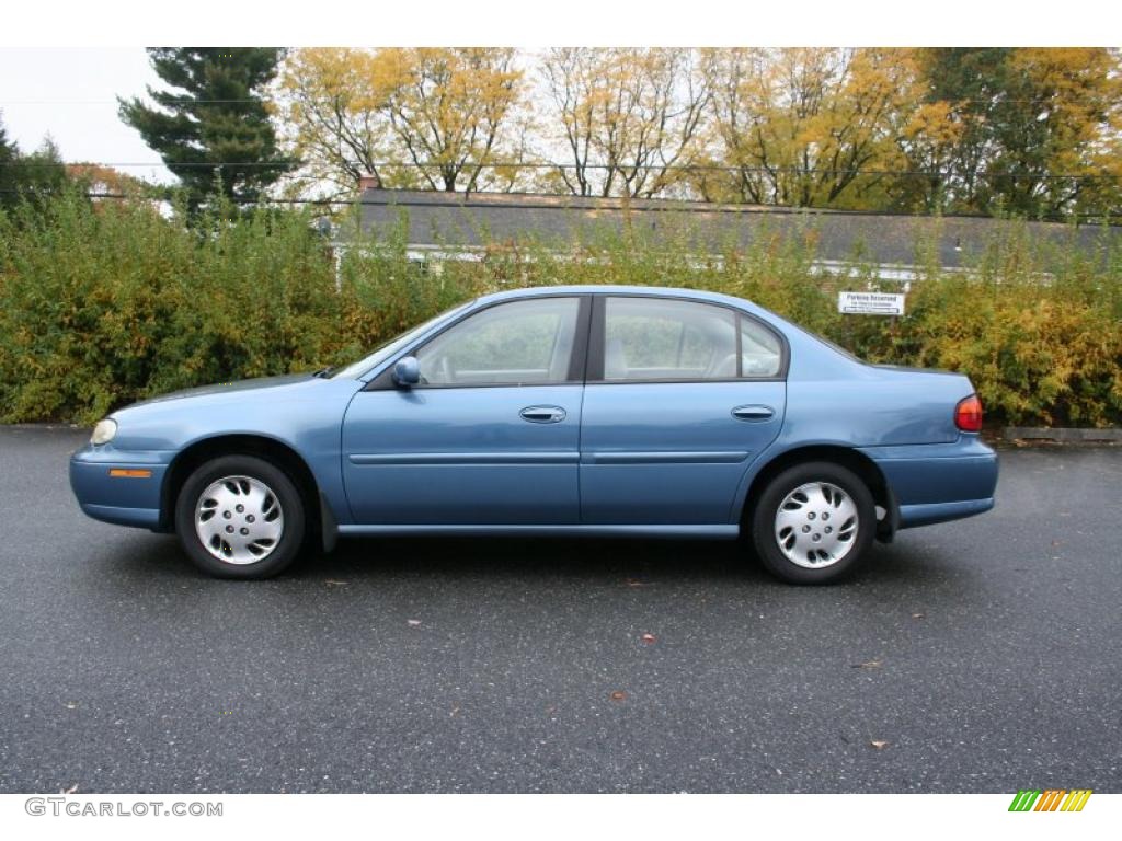 1998 Malibu Sedan - Medium Opal Blue Metallic / Light Gray photo #3