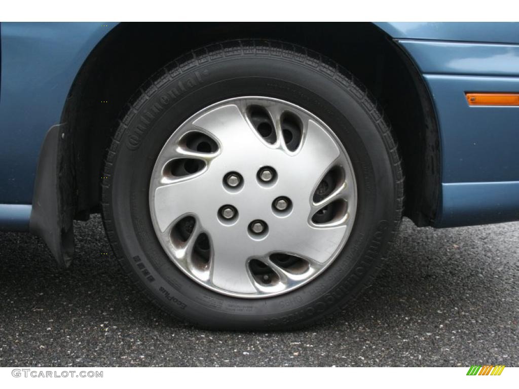 1998 Malibu Sedan - Medium Opal Blue Metallic / Light Gray photo #9