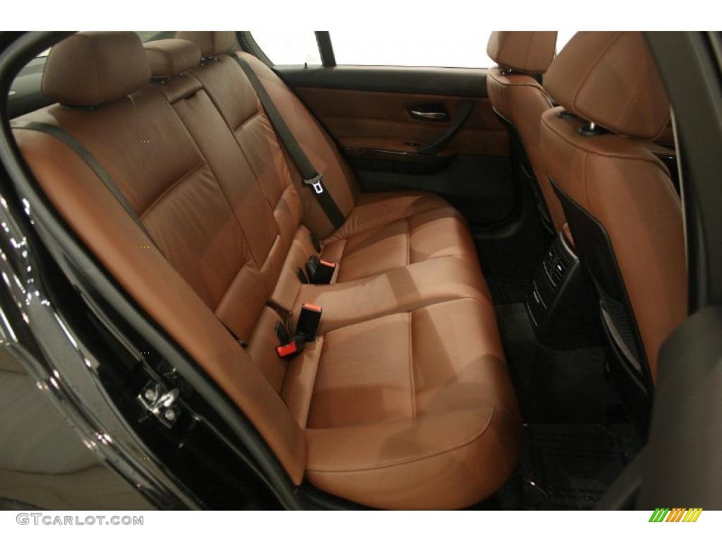 2007 3 Series 328xi Sedan - Black Sapphire Metallic / Terra/Black Dakota Leather photo #22